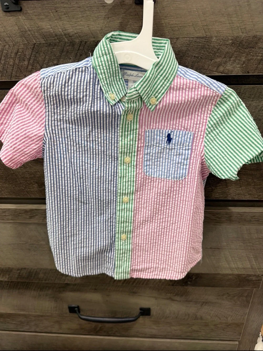 Ralph Lauren Seersucker Polo Button Down